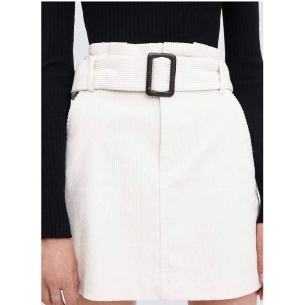 Corduroy Skirt with belt